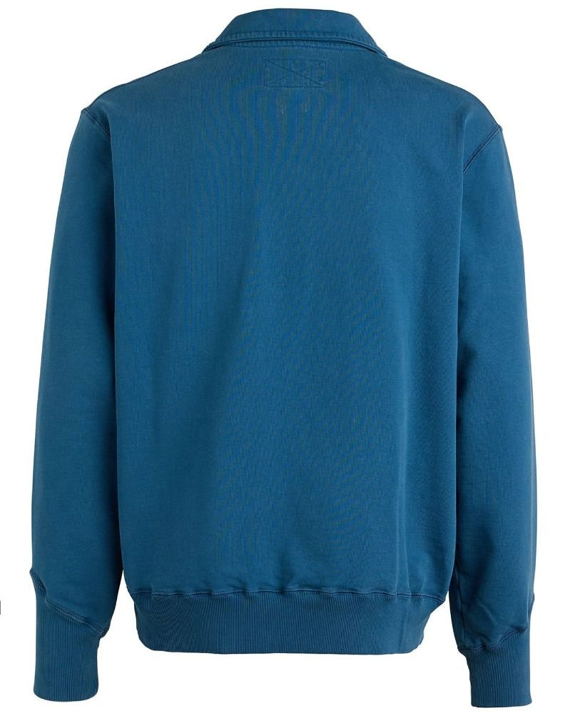 Manifattura Ceccarelli Sweatshirt Man Polo Zip Light Blue