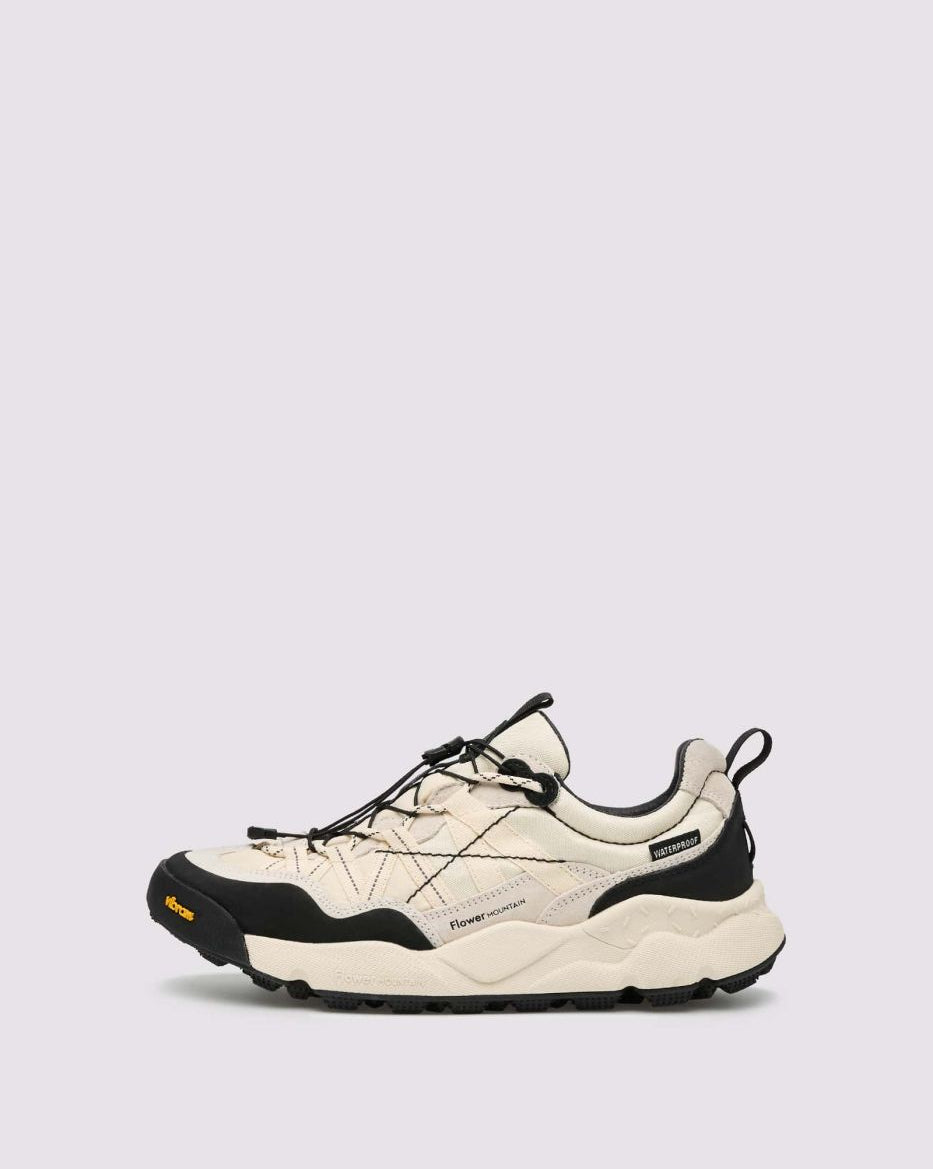 Flower Mountain Iwano 2 Suede/Nylon/Fabric White/Black Sneakers