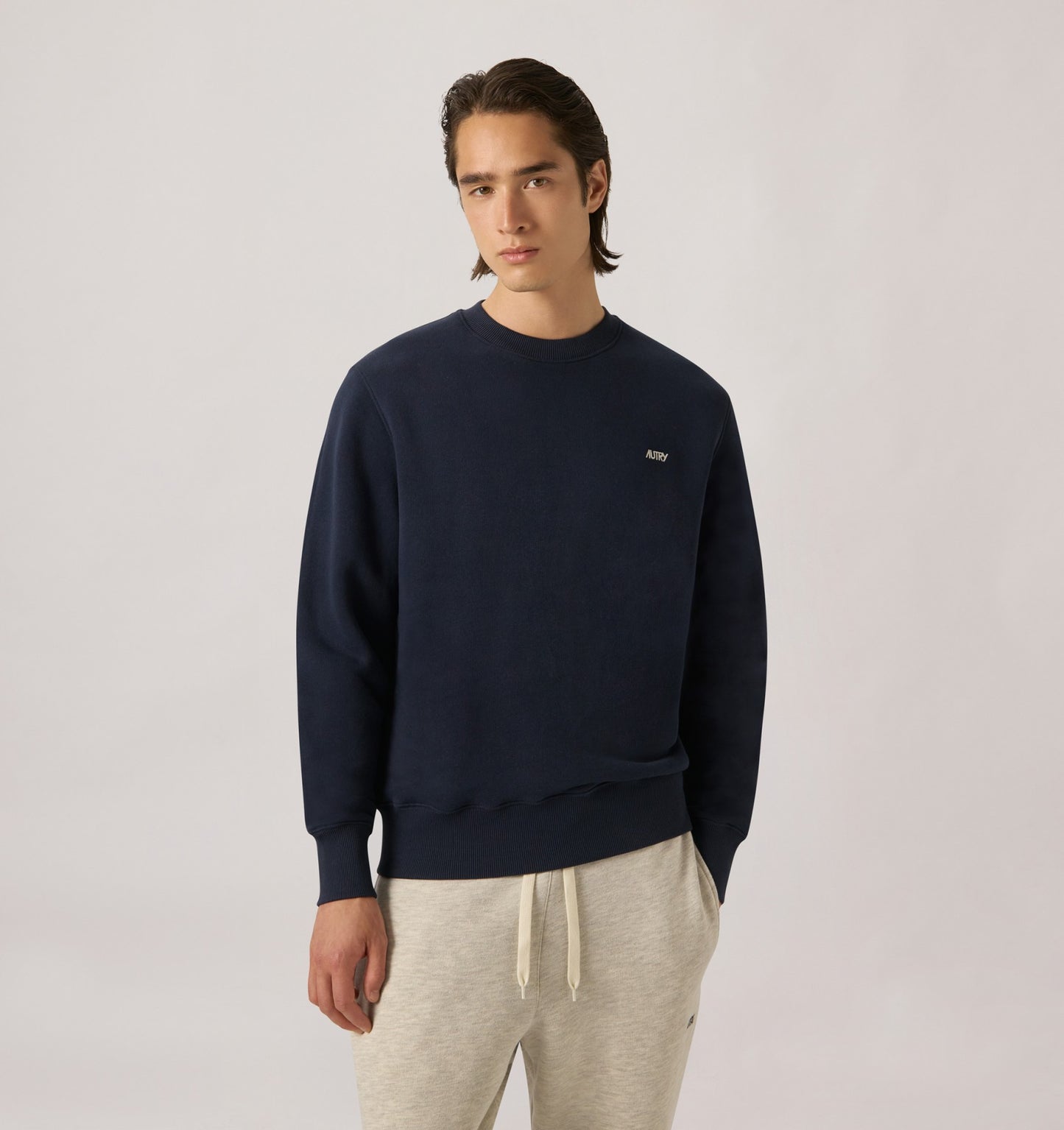Autry Wear/Sweatshirt Man 001B Jersey Blue