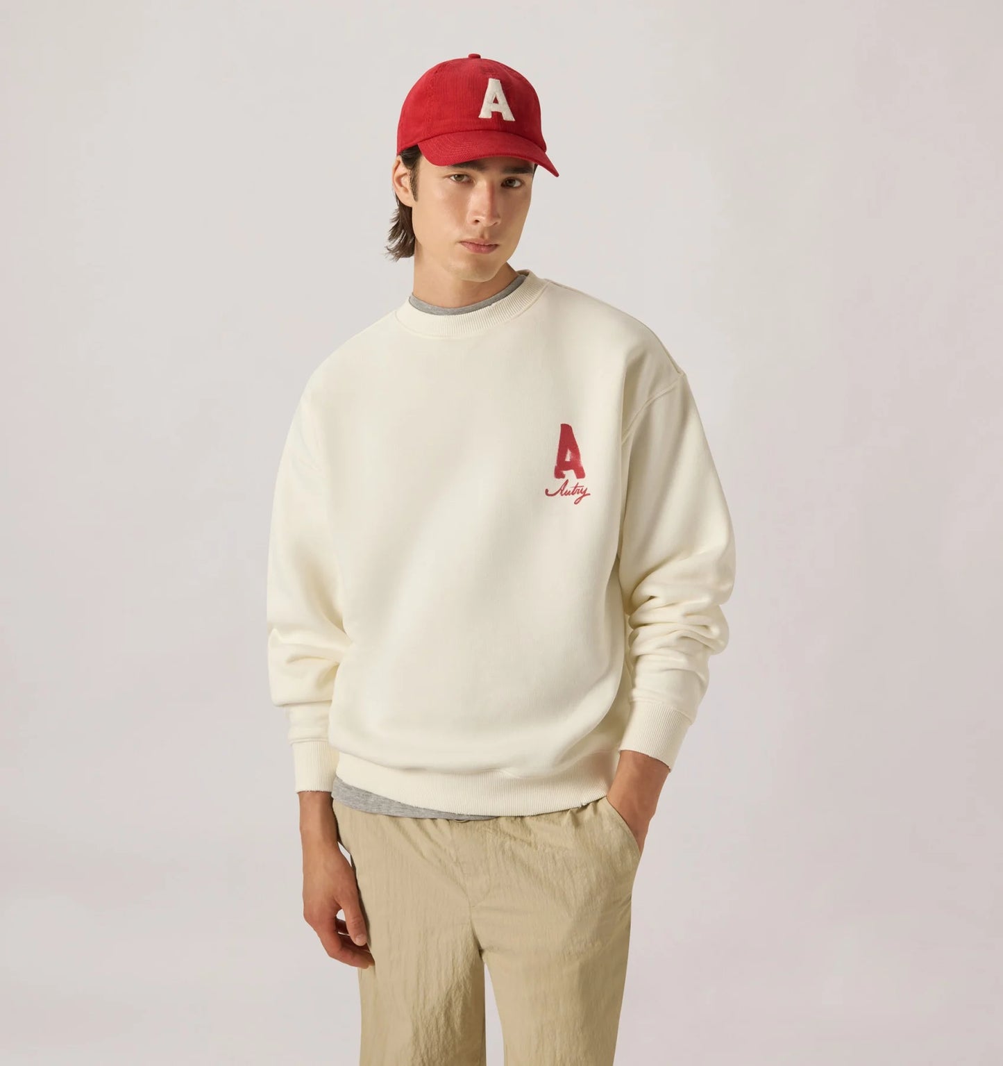 Autry Wear/Sweatshirt Unisex Jersey Alabaster