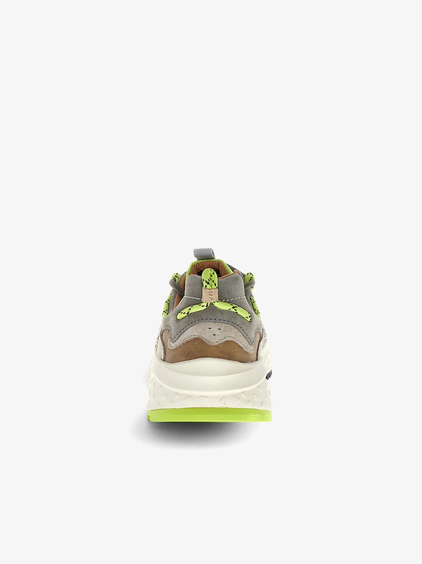 Flower Mountain Yamabushi Suede/Nylon Ristop Taupe/Lime