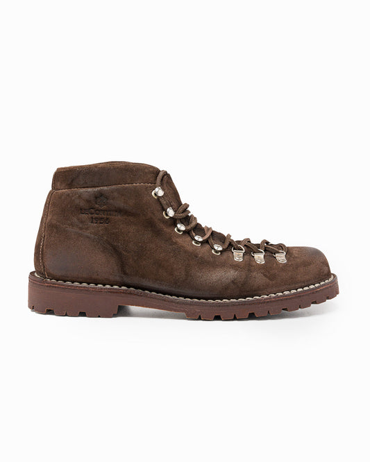 Le Cortina Heritage Washed Boots Testa di Moro Scamosciato