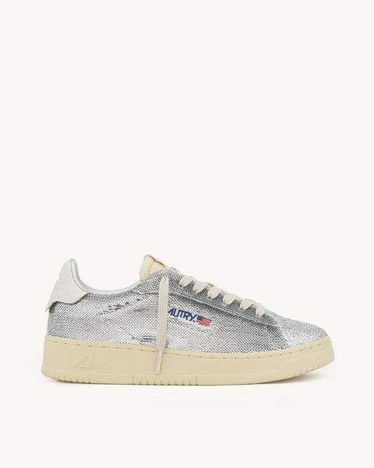 Autry TI05 Sparkling Sneakers Silver