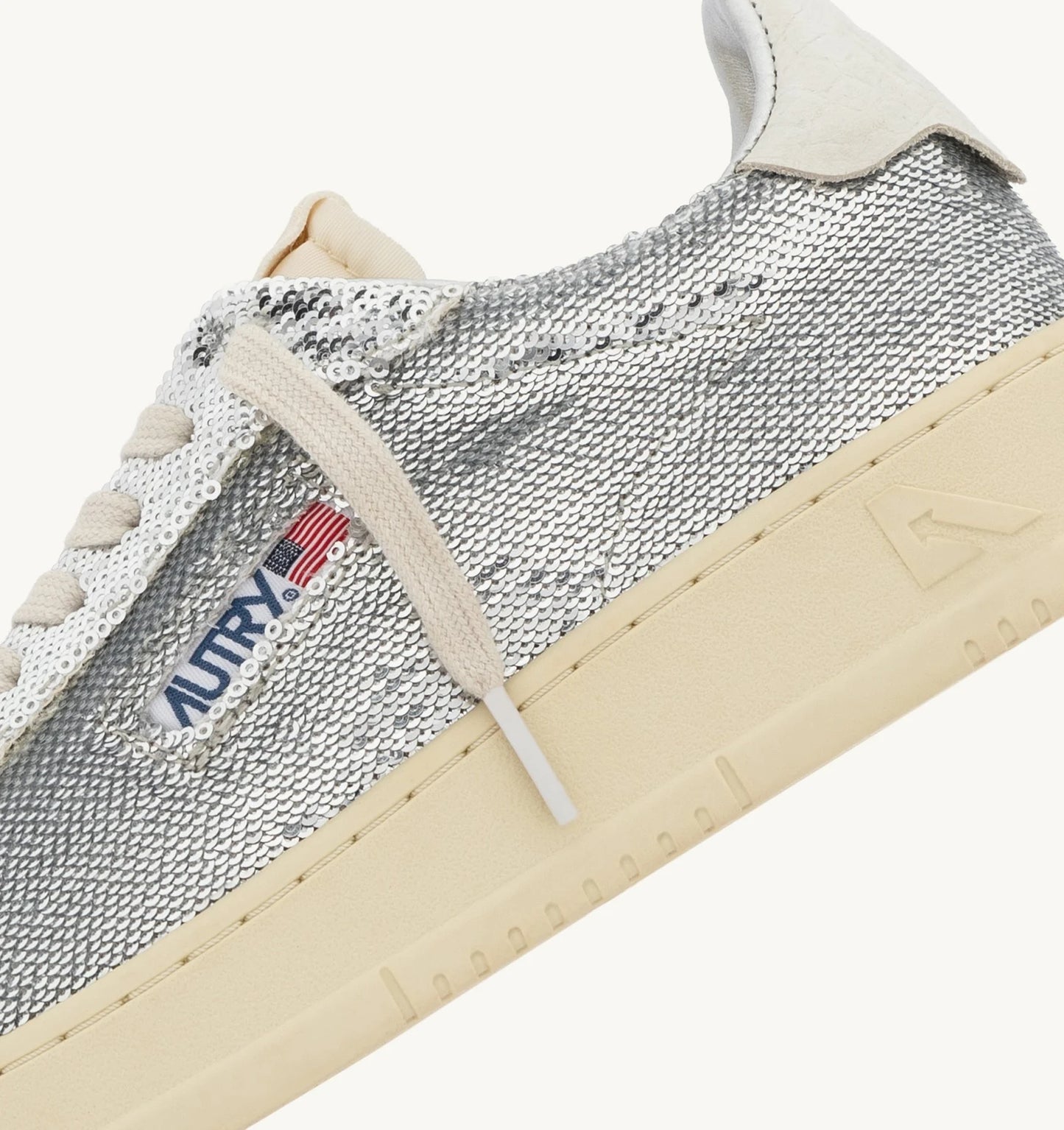 Autry TI05 Sparkling Sneakers Silver