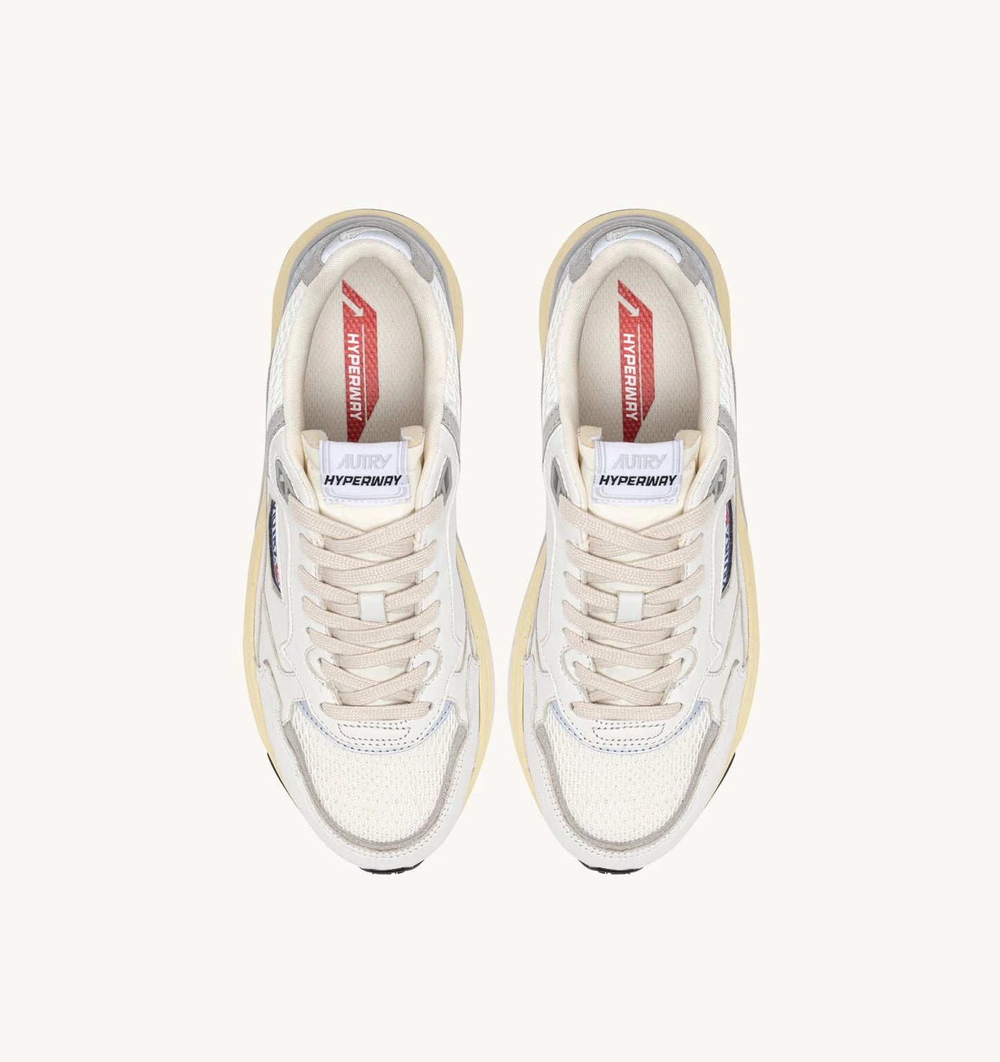 Autry GN01 GoaSue/Mesh Wht/Grey sneakers