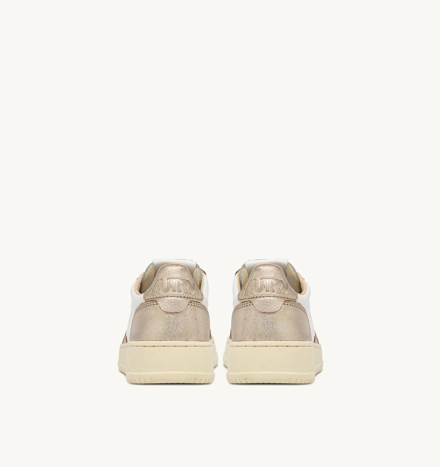 Autry WB16 White/Platinum Bicolor Sneakers