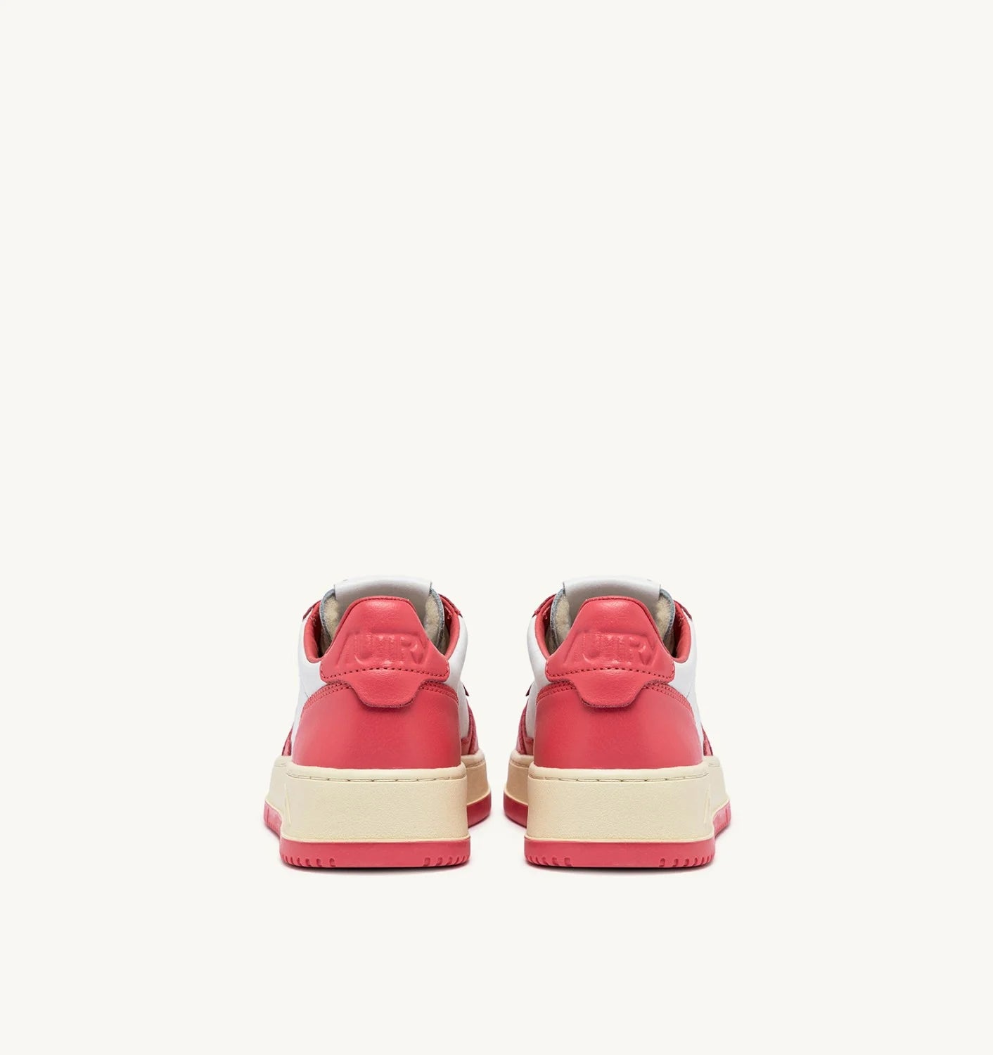 Autry WB55 White/Tearose Bicolor Sneakers