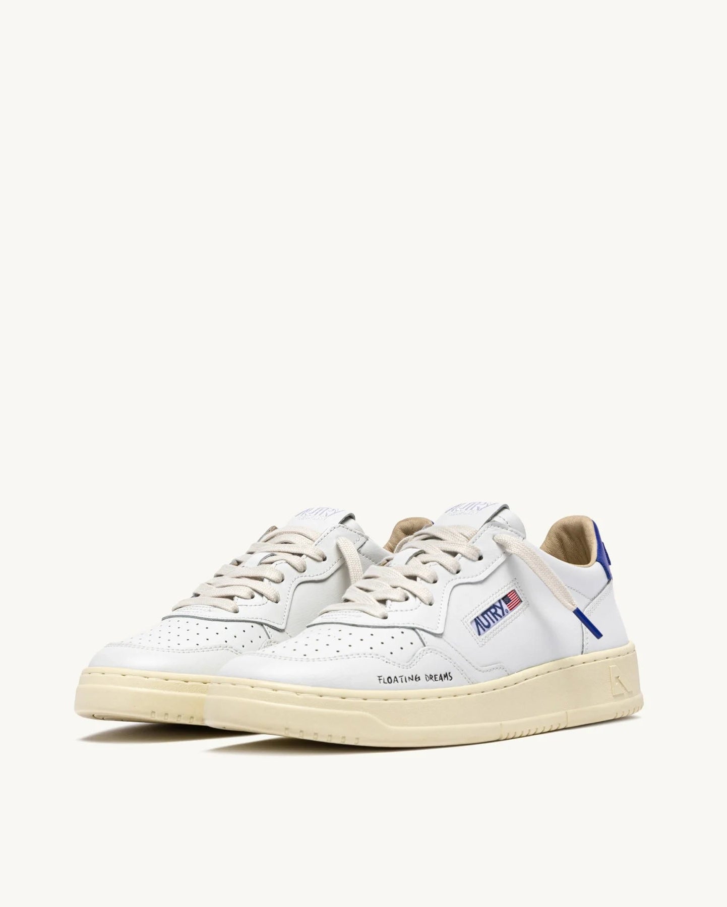 Autry DL01 White/Beaucoup Blue sneakers