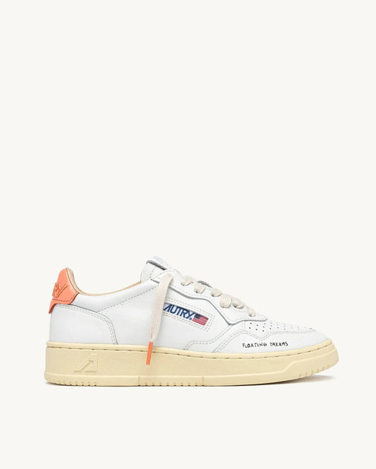 Autry DL03 White/Peach Pink sneakers