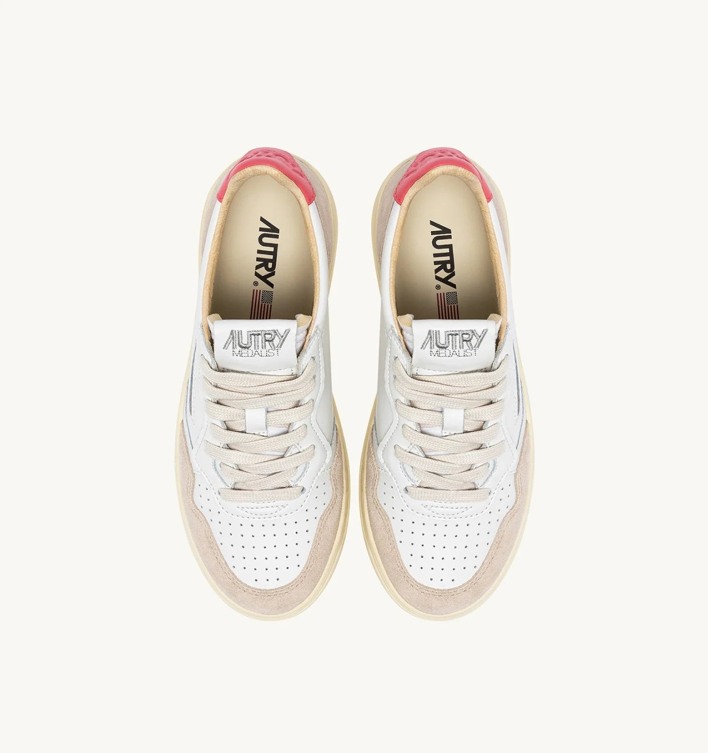 Autry LS78 White/Tearose sneakers