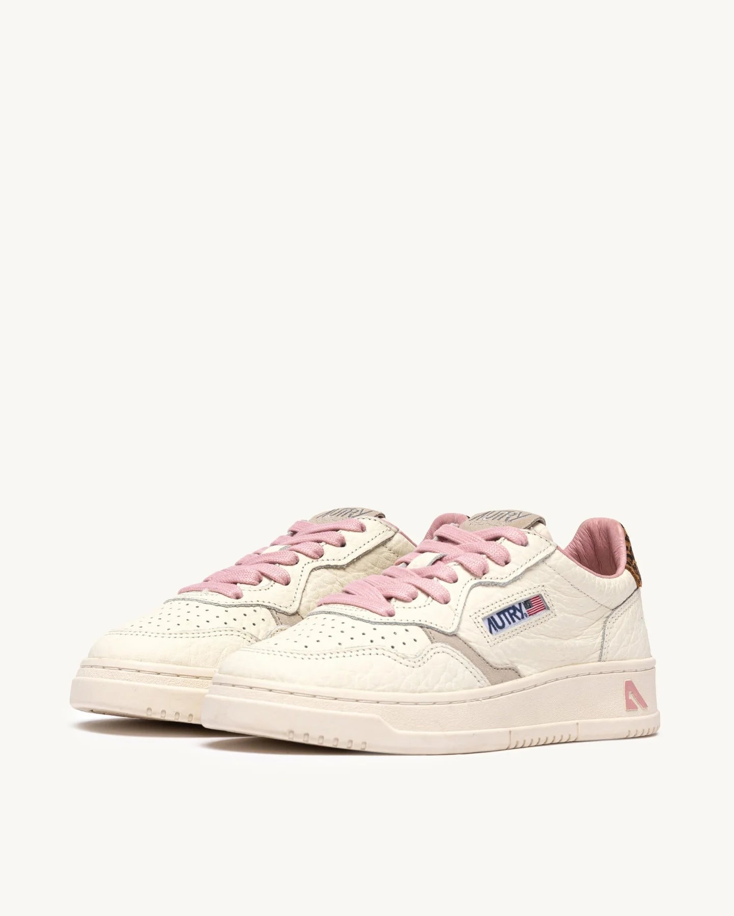 Autry NZ01 Print Suede/Sand sneakers