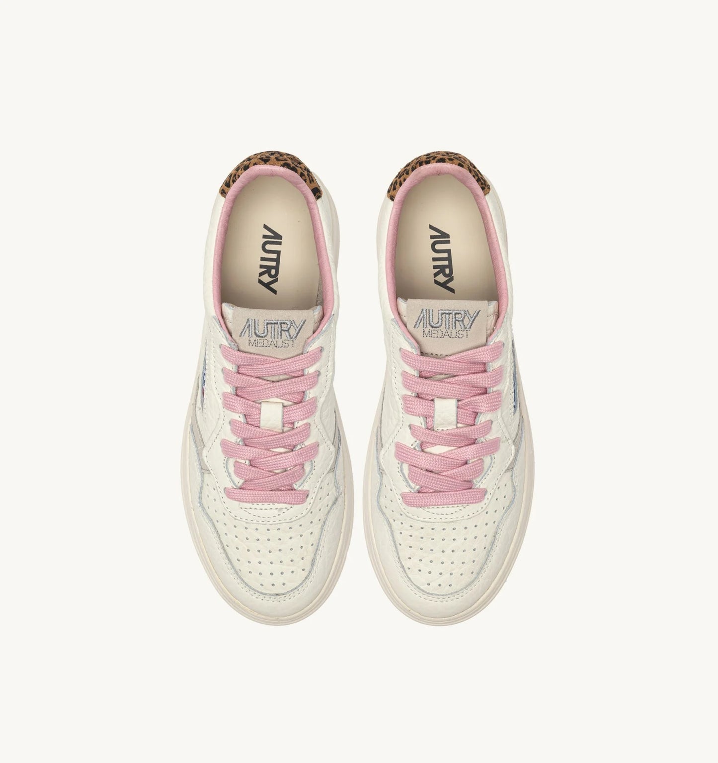 Autry NZ01 Print Suede/Sand sneakers