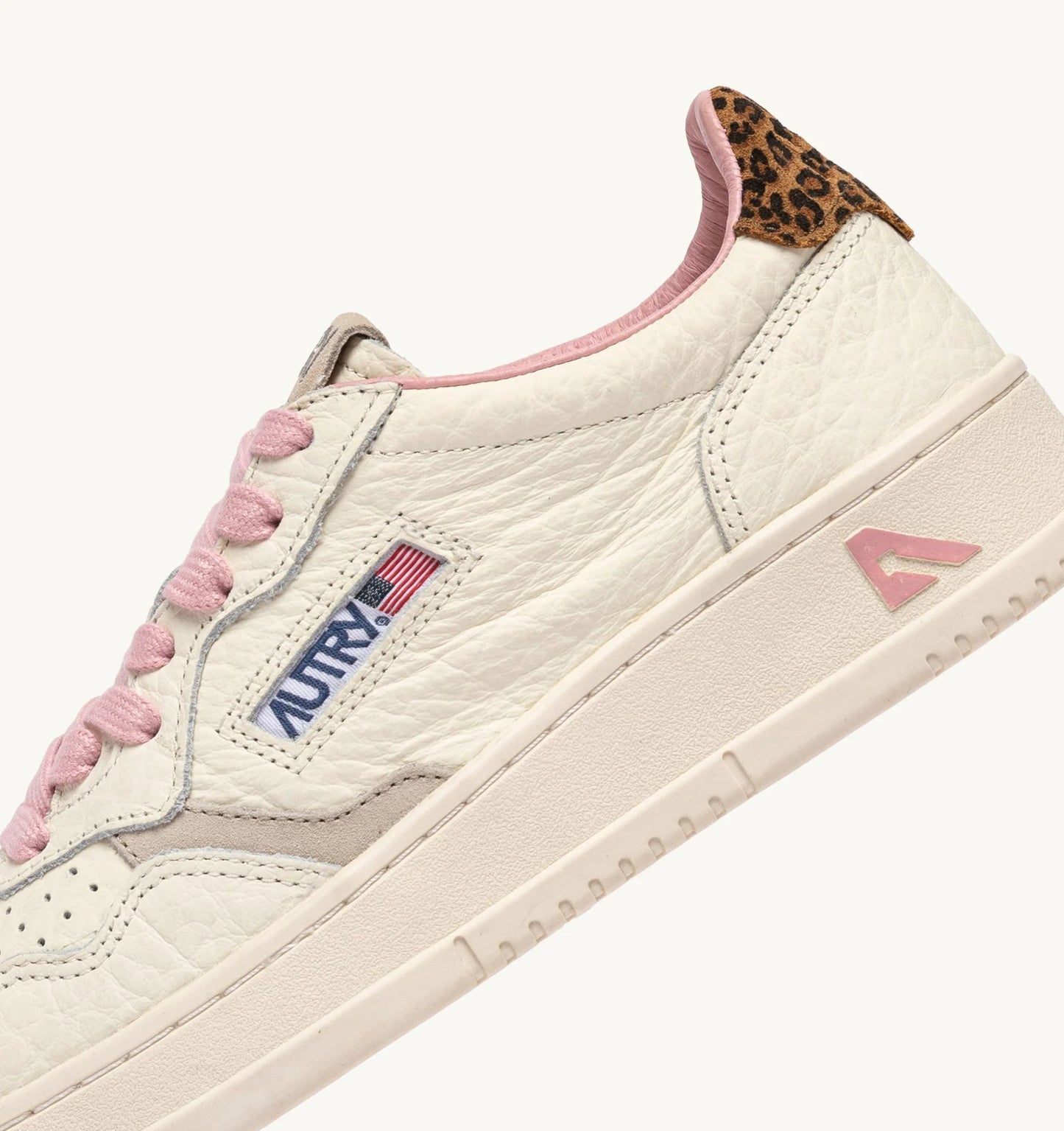 Autry NZ01 Print Suede/Sand sneakers