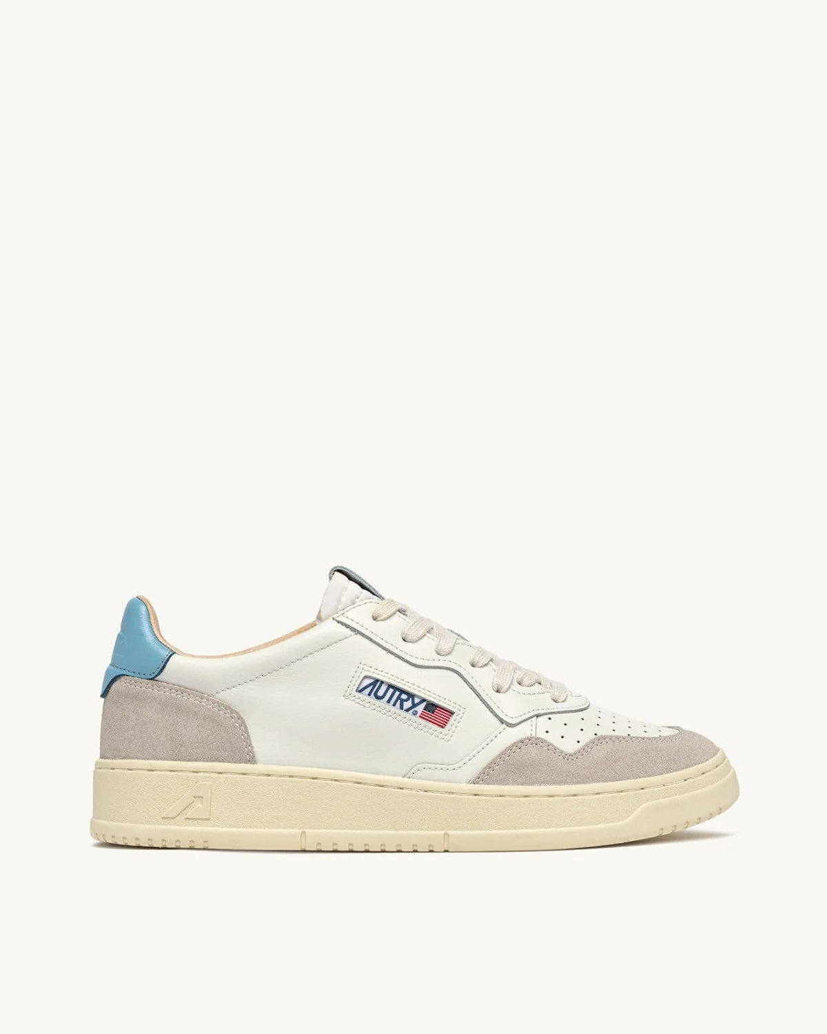 Autry LS12 White/Forget Me Not sneakers