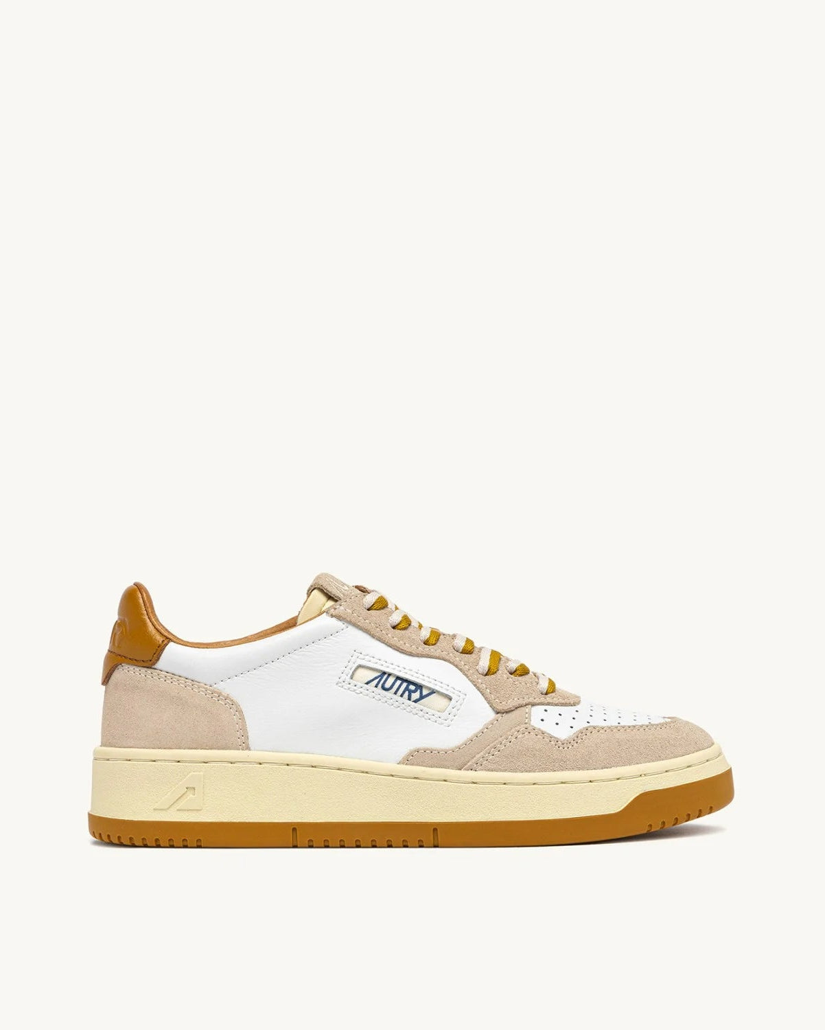 Autry BW03 Wood/White/Sand sneakers