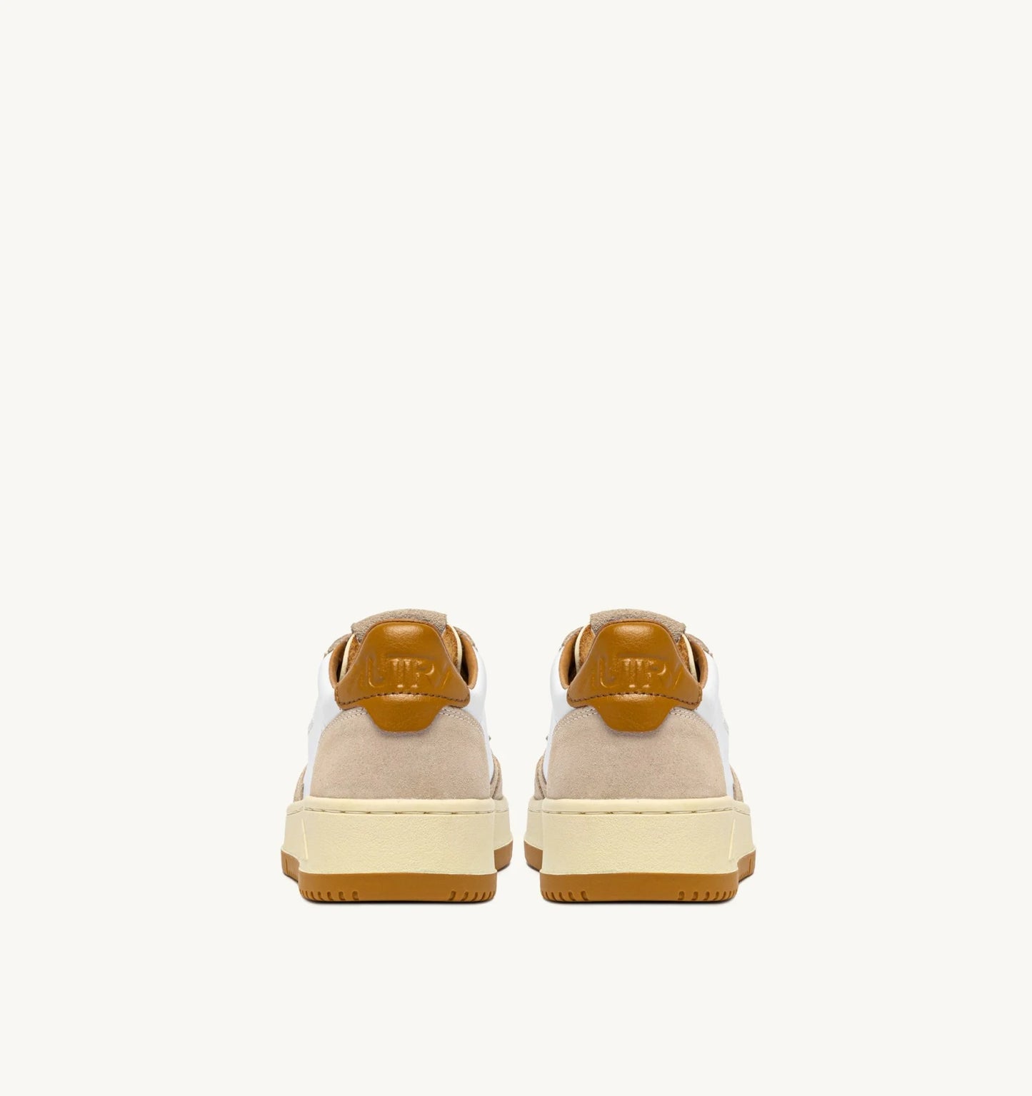 Autry BW03 Wood/White/Sand sneakers