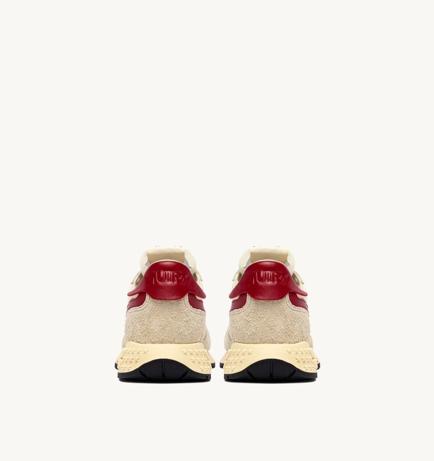 Autry UT34 Suede/Net Ecrù/Red sneakers