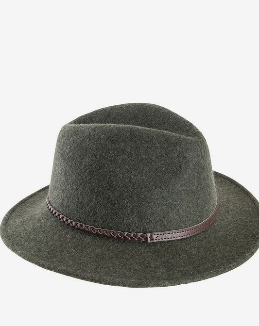 Barbour Cap Woman Tack Fedora Olive