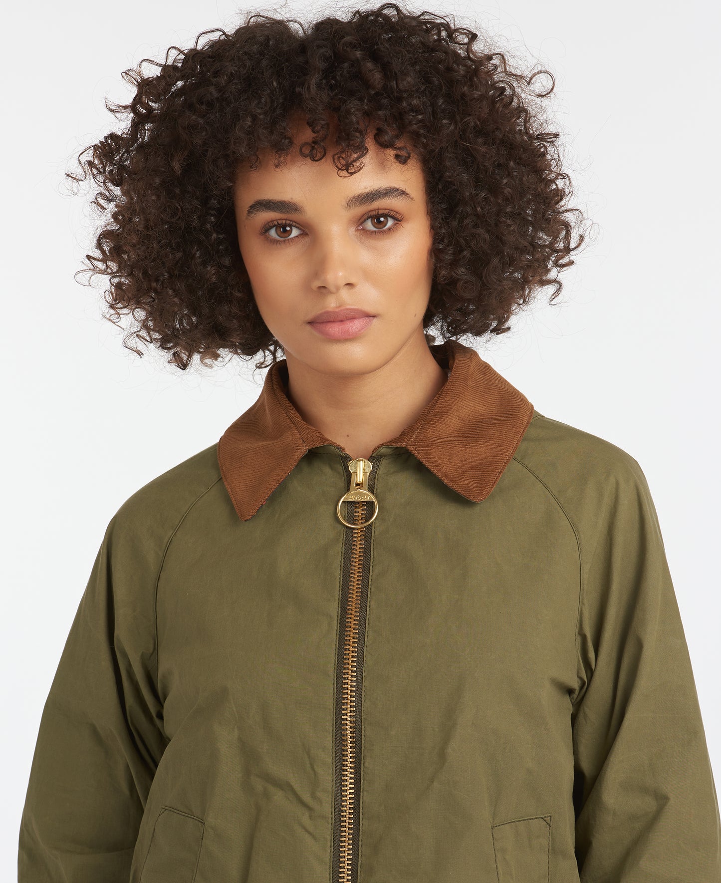 Barbour Jacket Woman Campbell Showerproof Olive Classic