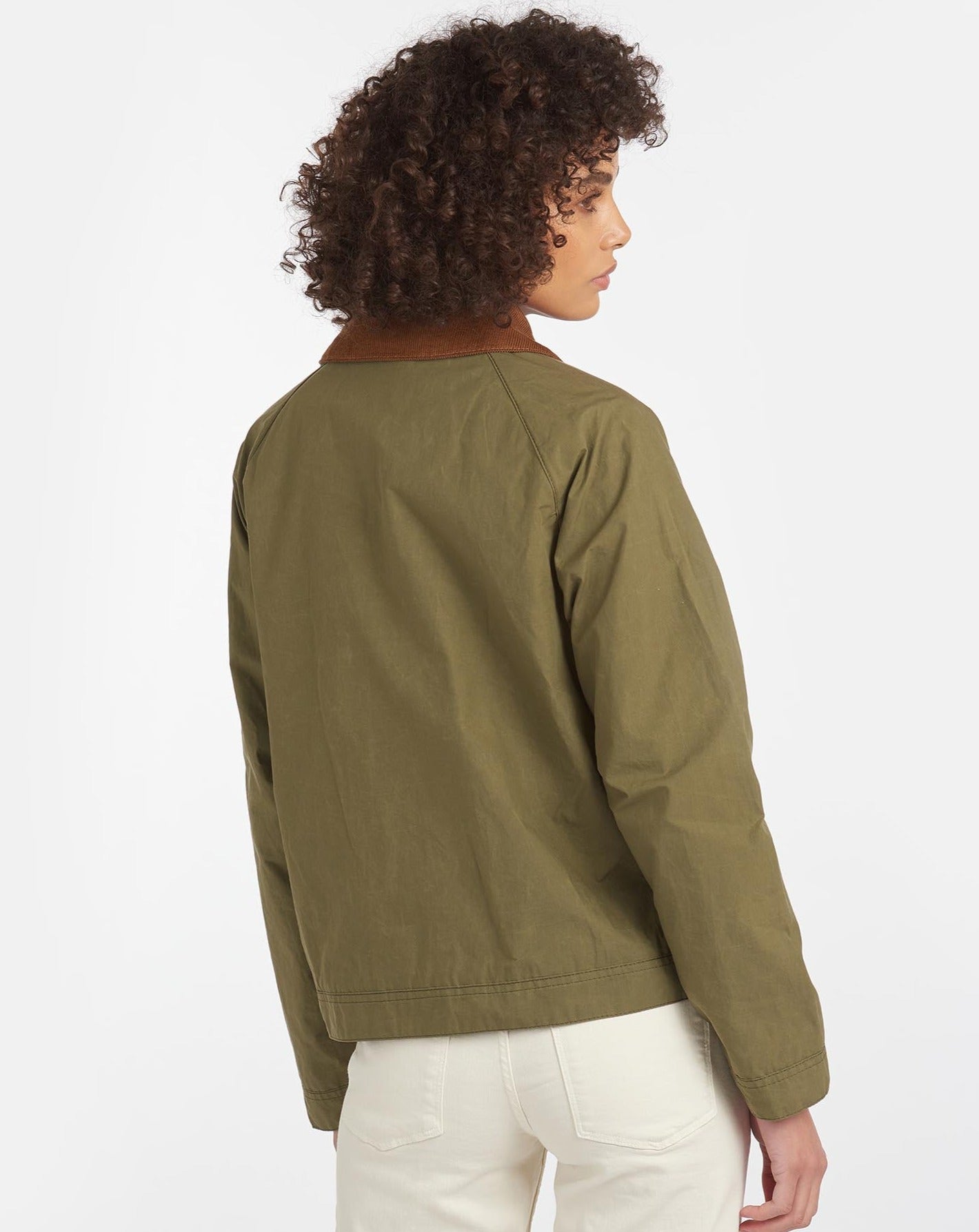 Barbour Jacket Woman Campbell Showerproof Olive Classic