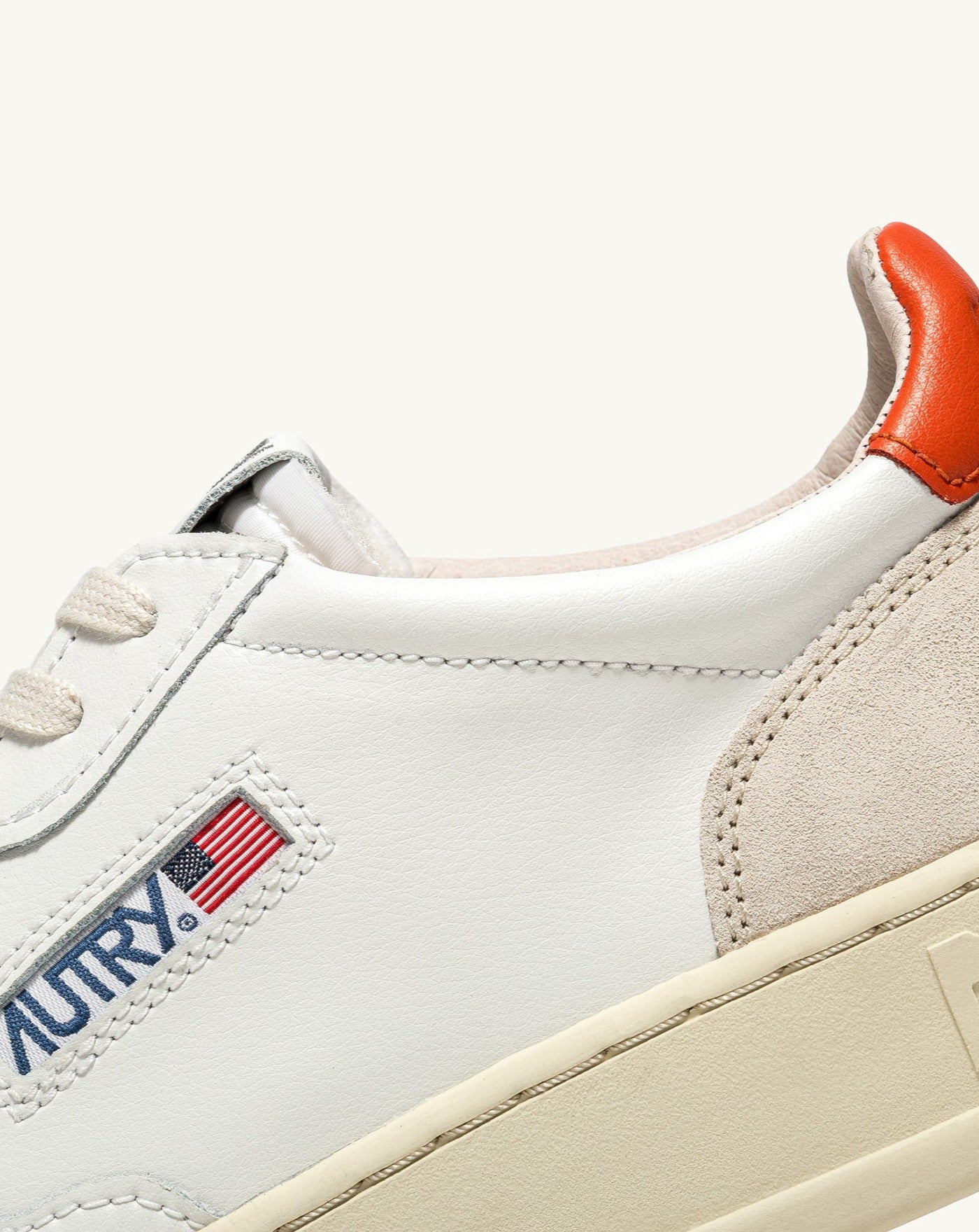 Autry LS40 White Orange sneakers